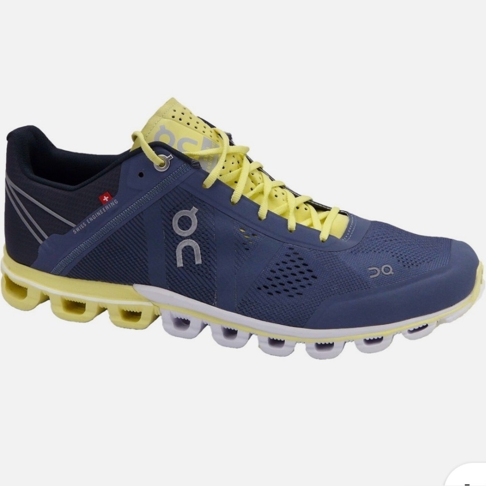 On Running Charcoal and Lemon Sneakers size W6 - Picture 10 of 10